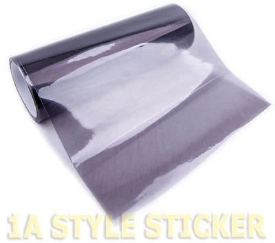 Scheinwerfer Folie HELL SCHWARZE Abtönfolie schwarz Tönungsfolie Lichter KFZ NEU - Bild 1 von 3