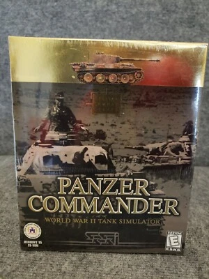Vintage 1998 Panzer Commander World War II Tank Simulator PC Game - Image 1 of 4
