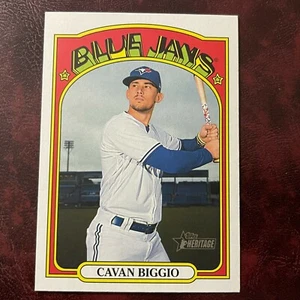 2021 Topps Heritage 1972 Set CAVAN BIGGIO high series SP #216 TORONTO BLUE JAYS - Picture 1 of 1