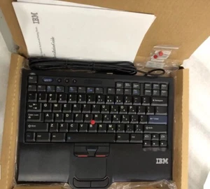 Genuine Lenovo IBM SK-8845RC USB Wired Keyboard With Trackpad - US English - Picture 1 of 8