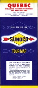 1959 Sunoco Road Map: Quebec NOS - Picture 1 of 1