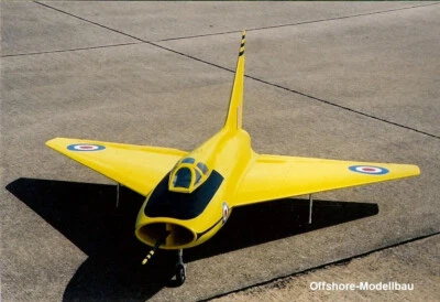 P-111 Boulton Paul 1700mm Bauplan - RC Turbinen Flugzeug - Offshore Modellbau - Bild 1 von 2