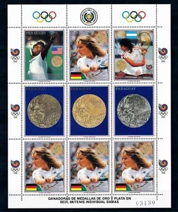 [72770] Paraguay 1989 Olympic Games Seoul Tennis Steffi Graf Full Sheet MNH - Picture 1 of 1