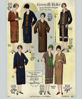1925 PUBLICITÉ PAPIER femme laine coton flanelle robe maison COULEUR