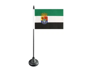 Tischflagge Spanien Extremadura extremadurische Tischfahne 10x15cm - Picture 1 of 1