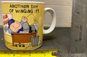 USAF  Coffee Mug 'Another Day of Winging It!' Ziggy pre owned free shipping - Picture 1 of 5