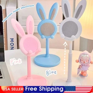 Portable Cute Bunny Phone Holder Desktop Rack Tablet Stand Mobile Phone Holder - Picture 1 of 16