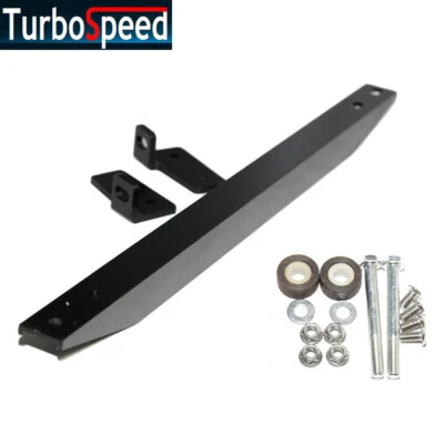 Soporte de amarre de brazo de chasis inferior trasero negro para 92-95 Civic 93-97 Del Sol Foto 1 de 4