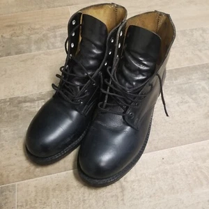 Police/Moto/Parade boots 9E leather cork - Picture 1 of 5
