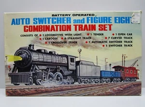 De colección - JUEGO DE TREN A BATERÍA - LOUIS MARX & CO. - Hecho en Japón - 1972 - Imagen 1 de 4