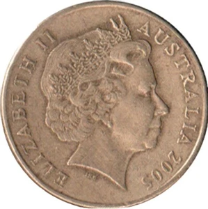 2005 AUSTRALIAN $1 ONE DOLLAR COIN | QEII MOB OF ROOS | DECIMAL CURRENCY - Picture 1 of 2