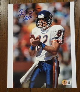 Ken Margerum Chicago Bears 1985 SB XX signed 8x10 photo Auto BAS - Picture 1 of 1