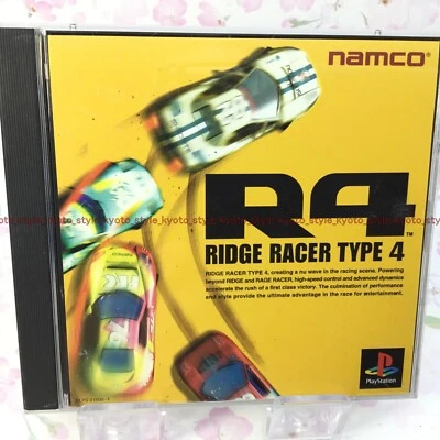 USED PS1 PS PlayStation 1 R4-RIDGE RACER TYPE4 10550 JAPAN IMPORT - Image 1 of 4