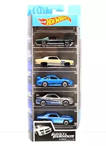 2020 Hot Wheels 5 Pack Cars Fast & Furious Nissan Skyline GTR Porsche 911 GT3 RS - Picture 1 of 13