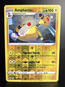 Pokémon TCG - AMPHAROS - 049/198 - Reverse Holo Rare - Chilling Reign 2021 - NM+ - Picture 1 of 1