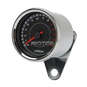 New LED Back light Universal Tachometer Speedometer Tacho Gauge For Motorcycle - Picture 1 of 7