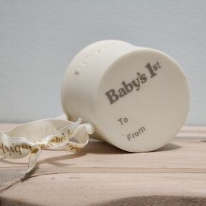 Snowbabies [Dept 56] "Baby's First Mug" vintage, retired