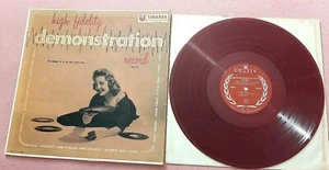 High Fidelity Demonstration Record Vol II LP Urania USC 56 red colored vinyl ex - Picture 1 of 3