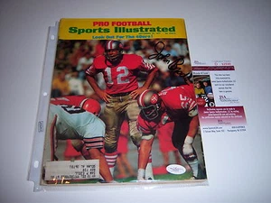 JOHN BRODIE 49ERS JSA SIGNED SPORTS ILLUSTRATED - Picture 1 of 1