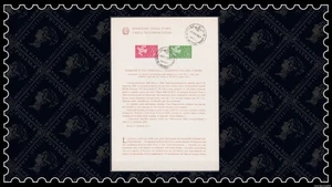 (5632) Italy 1961 Europa ~ Minister Sheet - Picture 1 of 2