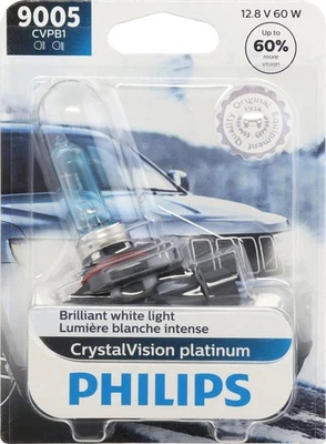 Philips 9005 CrystalVision Platinum Superior Bright White Bulb (2 PACK) - Image 1 of 4