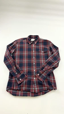 Saturdays Shirt Mens Large Plaid Flannel Button Up Pocket Casual Surf NYC - Изображение 1 из 4