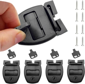 4 Sets Spa Hot Tub Cover Clips Latch Replacement Kit,Hot Tub Cover Broken Latch - Picture 1 of 12