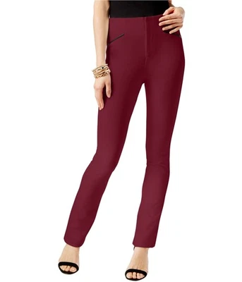 Pantalones informales de cuero sintético I.N.C para mujer Foto 1 de 2