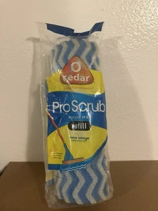 NEW - O Cedar Pro Scrub 10" Roller Mop Refill Wave Sponge Head Replacement Slide - Picture 1 of 4