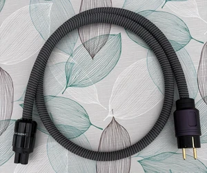 High End Hifi Netzkabel / Audio Power Kabel / 1,4m C15 Schuko - Bild 1 von 9