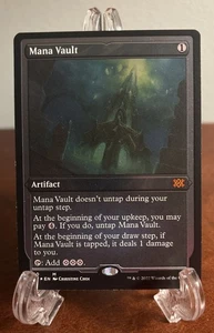MTG Mana Vault Foil Etched Double Masters 2022 2X2 Magic The Gathering LP - Bild 1 von 2