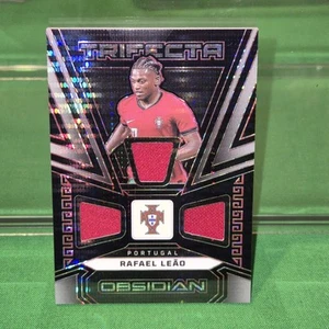 2023-24 Panini Obsidian Trifecta Rafael Leao Triple Patch Portugal /49 - Picture 1 of 3