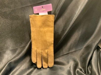Vintage KMART genuine suede gloves Ladies Large (New) - Image 1 of 4