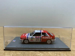 SPARK RENAULT 11 TURBO RALLY DE CORSE TOUR DE FRANCE 1987 EN BOITE 1/43 AG M10 - Bild 1 von 5