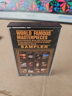 World Famous Masterpieces Sampler Cassette Beethoven Mozart Straus Chopin T8#168 - Image 1 of 3