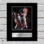 Sir Alex Ferguson Signed Photo Display Manchester United FC