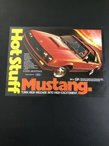 1982 FORD MUSTANG ORIGINAL VINTAGE PRINT AD ADVERTISEMENT PRINTED - Picture 1 of 1