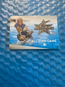2018 Topps MLB All-Star Team Medallions Salvador Perez #ASTM-SP - Picture 1 of 2