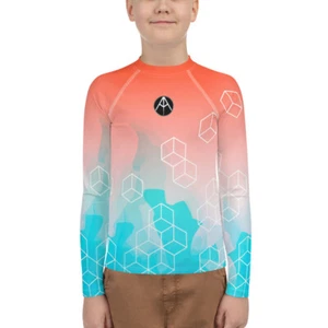 Youth Rash Guard Watercolor AA1 CLOTHING - Picture 1 of 29