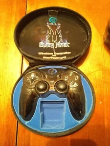 PELICAN "BLACK MAGIC" COLLECTORS EDITION WIRELESS PLAYSTATION 2 CONTROLLER PARTS - Picture 1 of 6