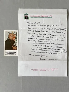 KARL JOSEF BONAVENTURA KLOPPENBURG † 2009 Bischof von Novo Hamburg, Brasilien signiert - Bild 1 von 2
