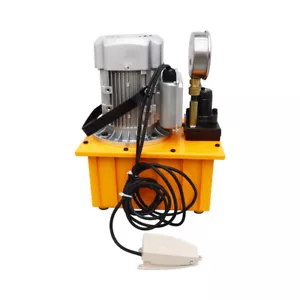 110V Electric High Pressure Hydraulic Pump With Double Acting Manual Valve New - Picture 1 of 8