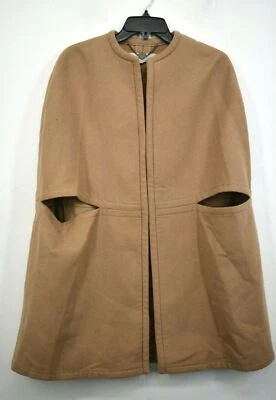 Stella McCartney Womens Beige Comfortable Casual Straight Wool Blend Coat 36 - Image 1 of 4