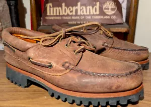 Timberland Woman size 6 W 3-Eye Lug sole Very Vintage Classic Shoes #50015 - Imagen 1 de 6