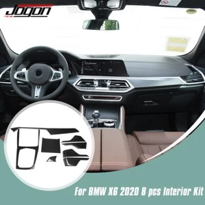 Dry Carbon Fiber For BMW X6 G06 2020-2022 Interior Dash Console Panel Cover Kits - Picture 1 of 10