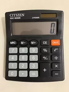 Citizen Calculator SDC-805NR Solar Powered 8 Digit Mini Desktop Large Display - Picture 1 of 6