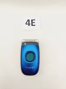 Sony Ericsson Z300a - Blue and Silver ( AT&T / Cingular ) Flip Phone - Picture 1 of 5