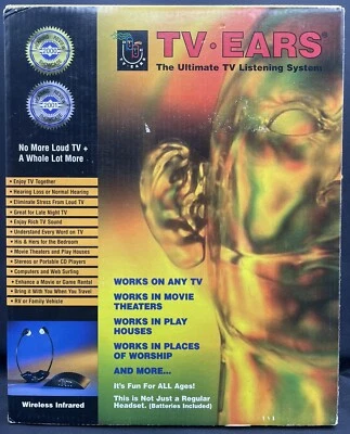 TV Ears; The Ultimate TV Listening System, Wireless Headset (2002) - Image 1 of 4