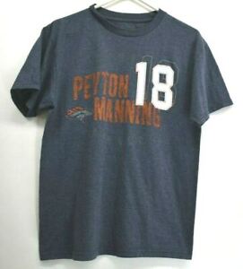 NFL Team Apparel Men's Medium Short Sleeve Peyton Manning Graphic T-Shirt