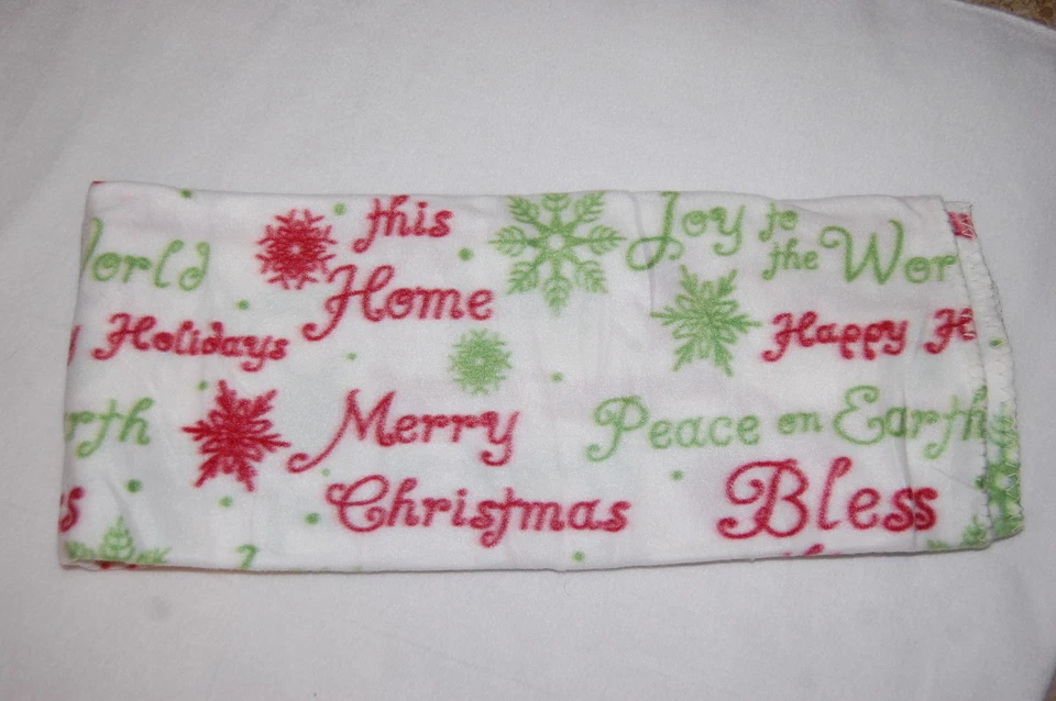 Manta polar FELICES FIESTAS Paz en la Tierra FELIZ NAVIDAD Alegría 50x60" Foto 1 de 1